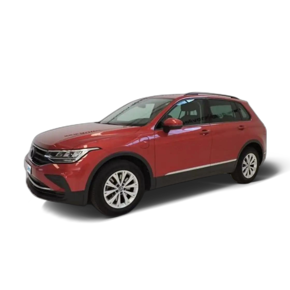 Renting Volkswagen Tiguan eHybrid Life 1.4 TSI 180 kW Rojo