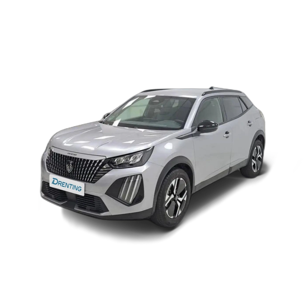 Renting Peugeot 2008 Gasolina 100 S&amp;S 6 Vel. MAN Allure Gris