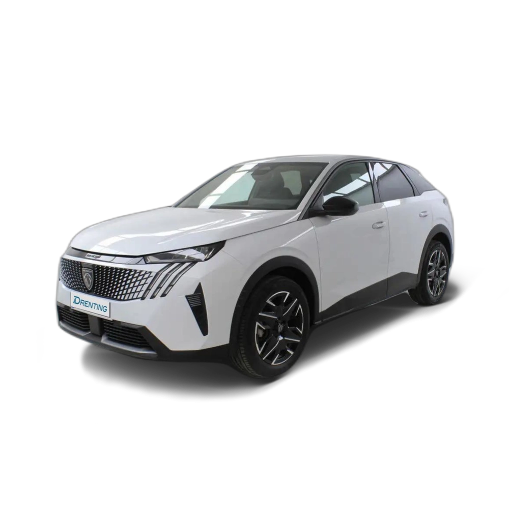 Renting Peugeot 3008 Hybrid 1.2 100KW Allure eDCS6 Blanco