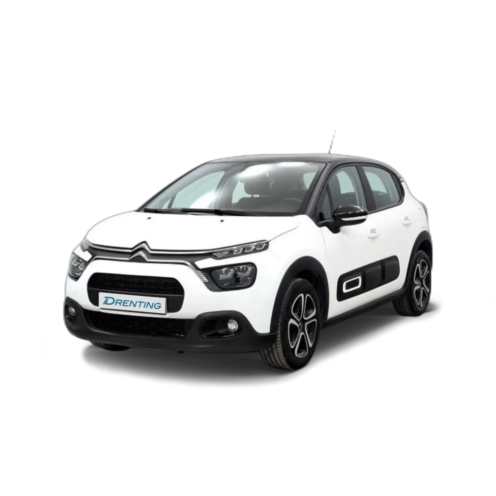 Renting Citroen C3 PureTech 60KW (83CV) Plus Blanco 1