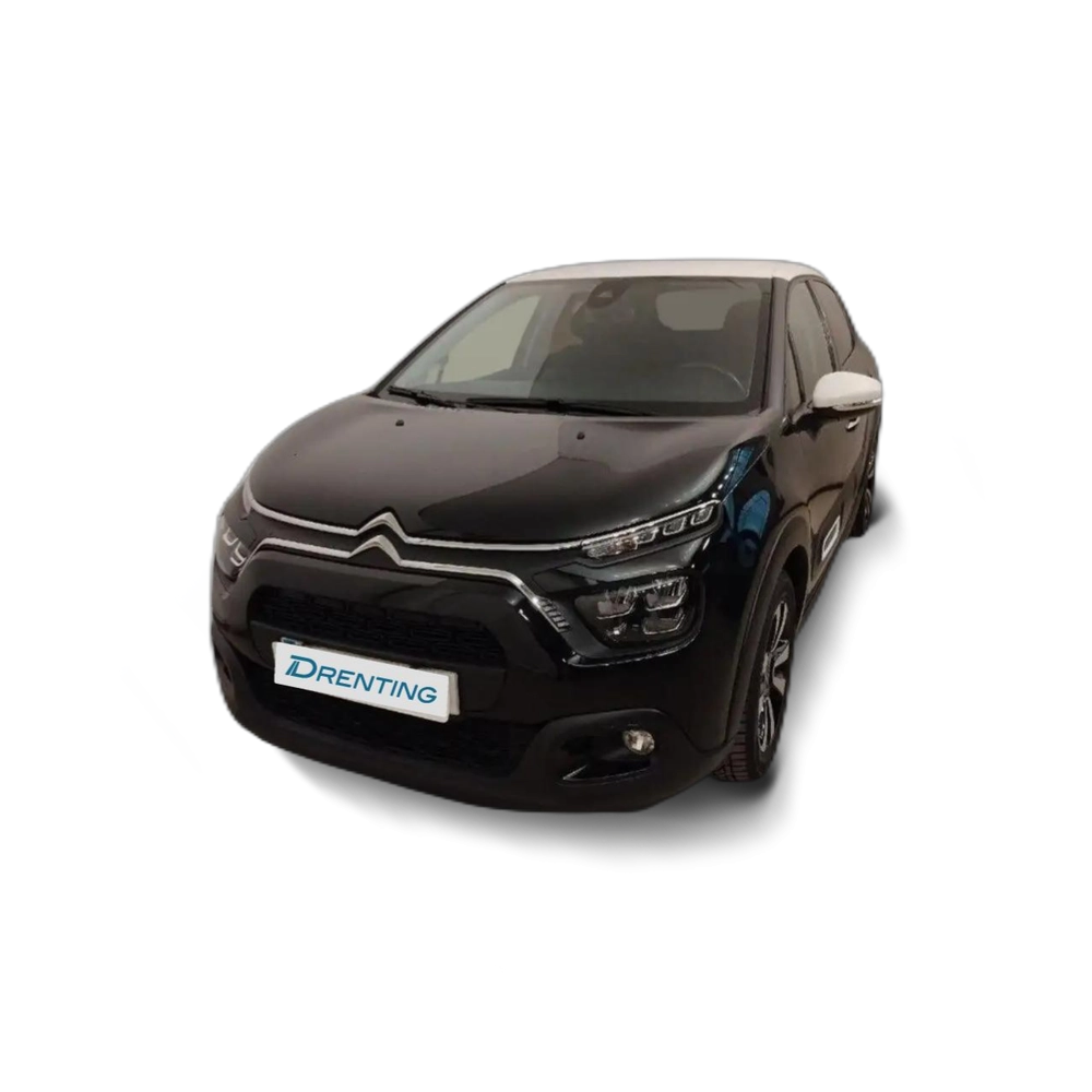 Renting Citroen C3 PureTech 60KW (83CV) Shine Negro