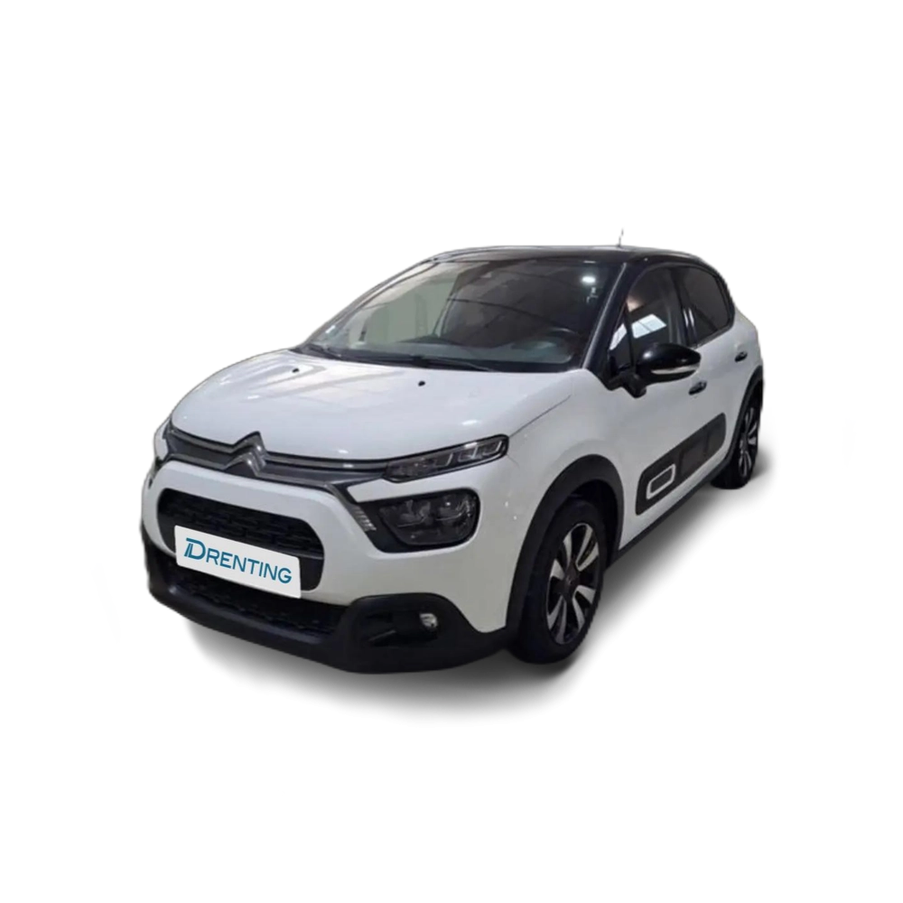 Renting Citroen C3 PureTech 60KW (83CV) Shine Blanco