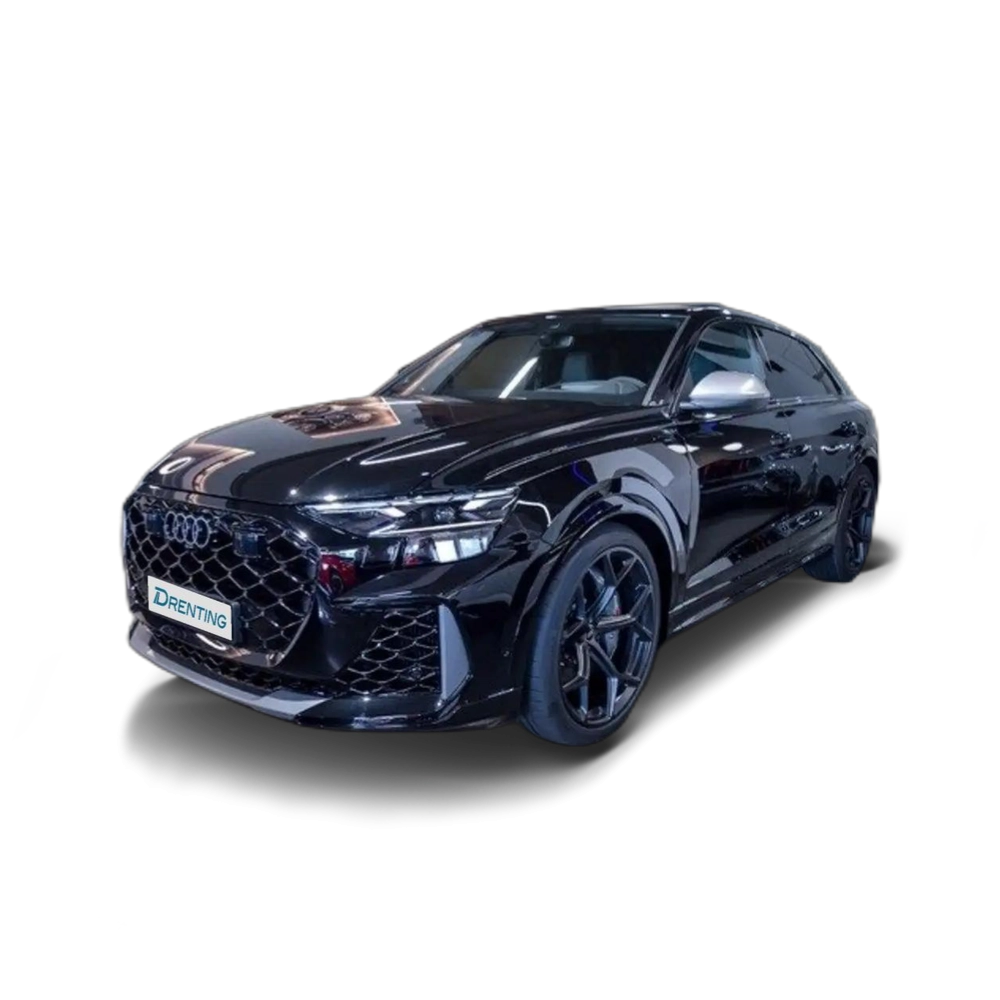 Renting Audi RS Q8 RSQ8 quattro performance tiptronic 471kW Negro