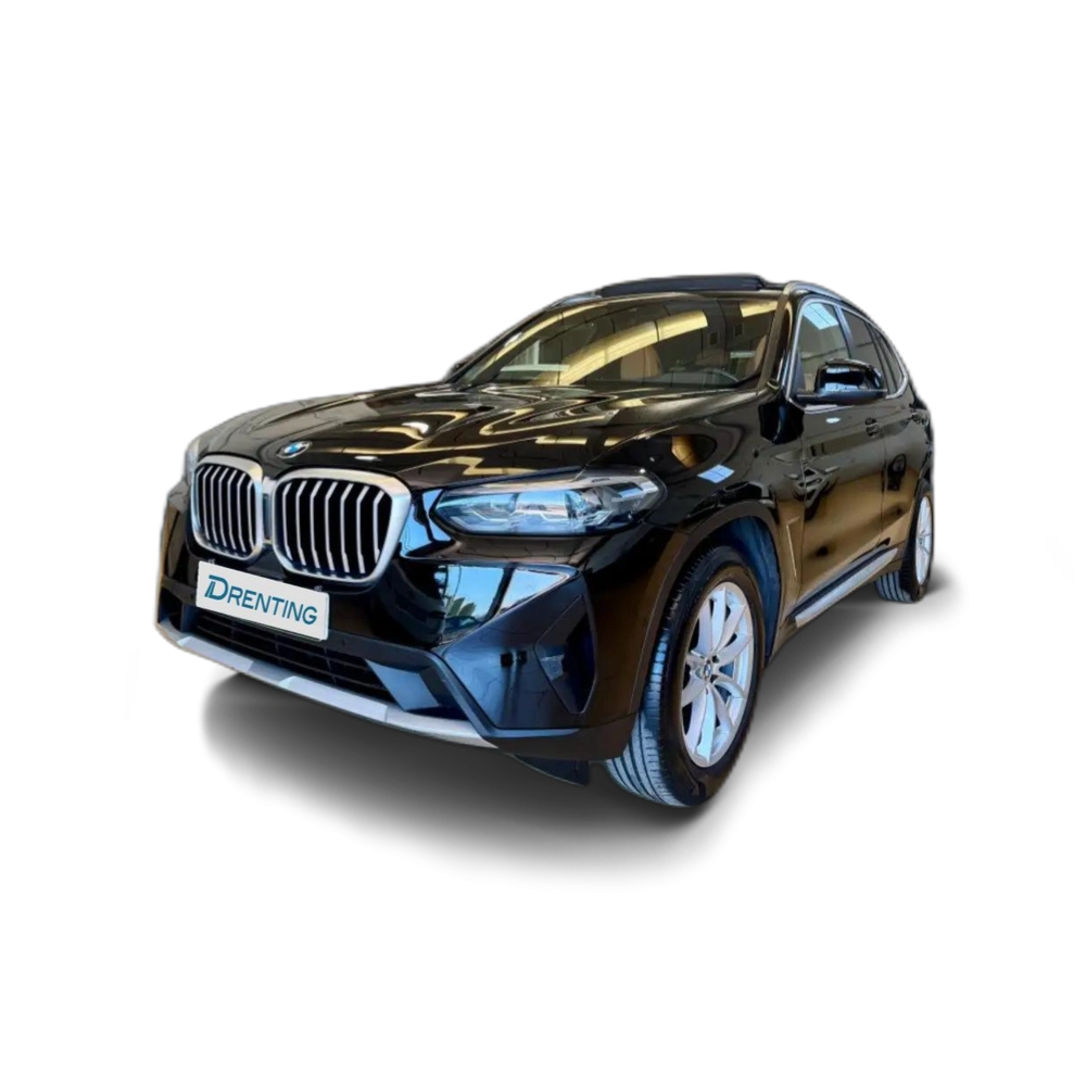 Renting BMW X3 sDrive 18dA xLine Negro
