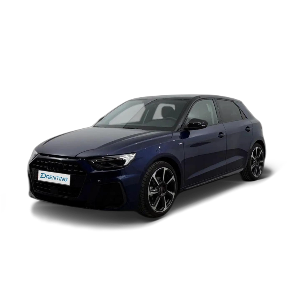 Renting Audi A1 Sportback 30 TFSI Adrenalin Black Edition S tronic Azul