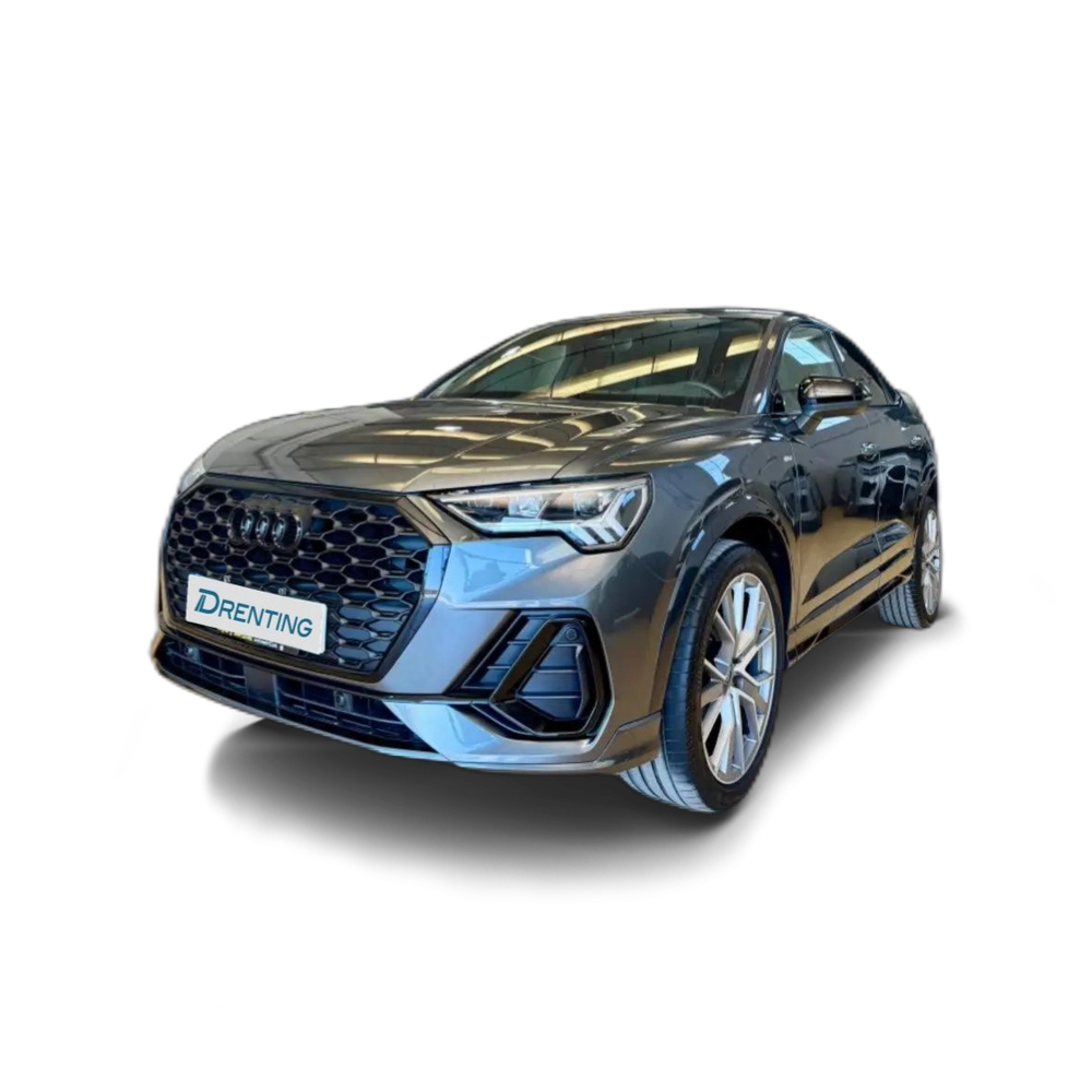 Renting Audi Q3 Sportback 35 TDI Black line S tronic Gris