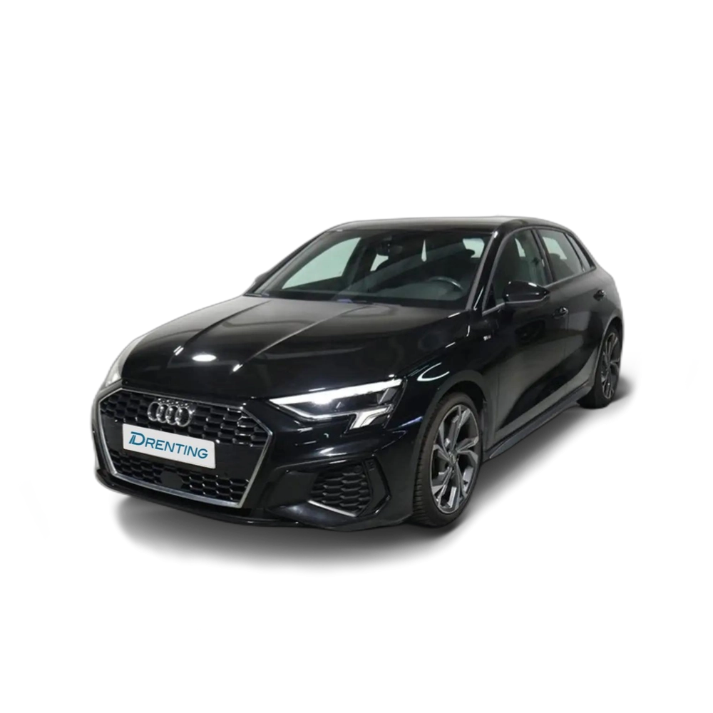 Renting Audi A3 Sportback 35 TFSI Black line S tronic Negro 1
