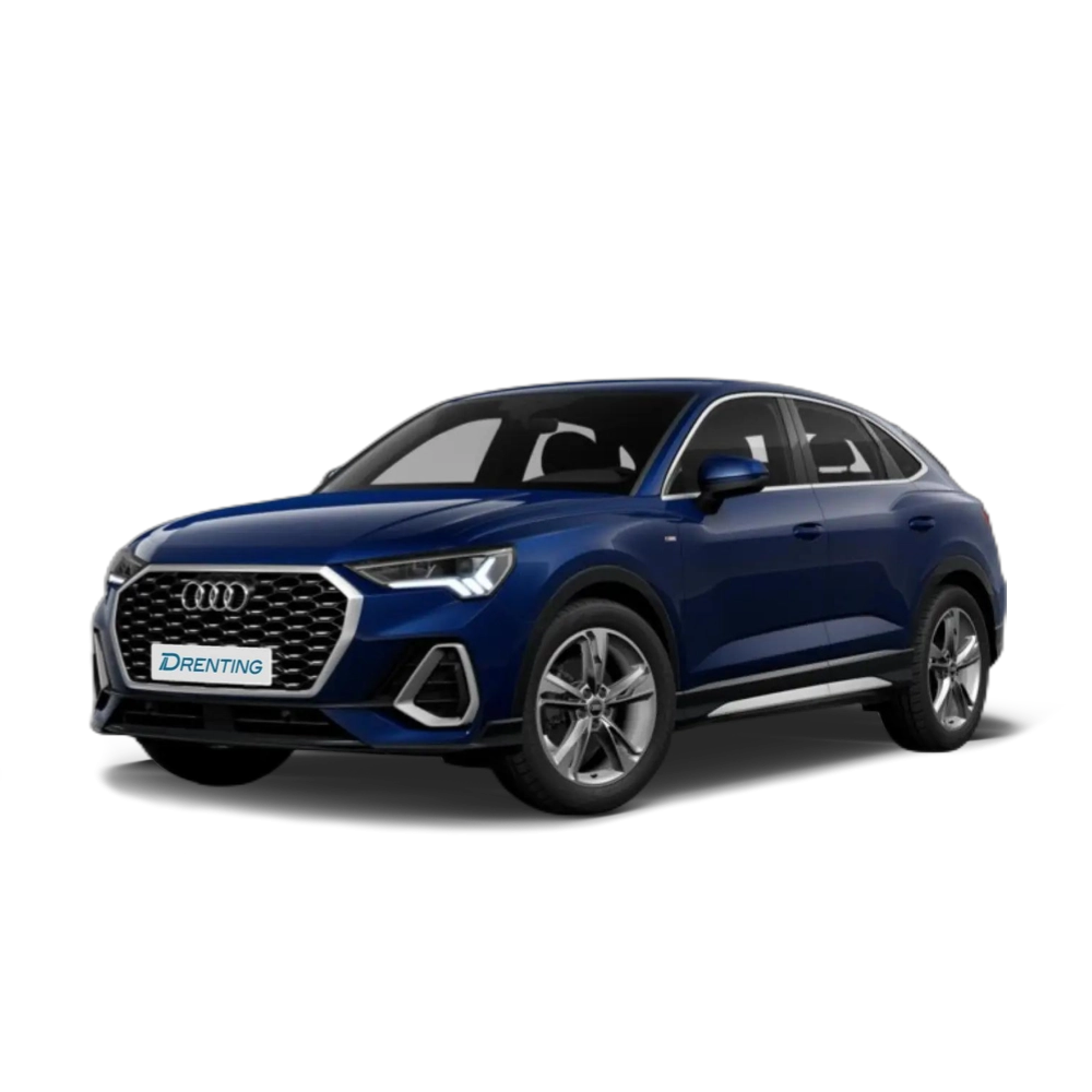 Renting Audi Q3 Sportback 35 TFSI S line S tronic Azul