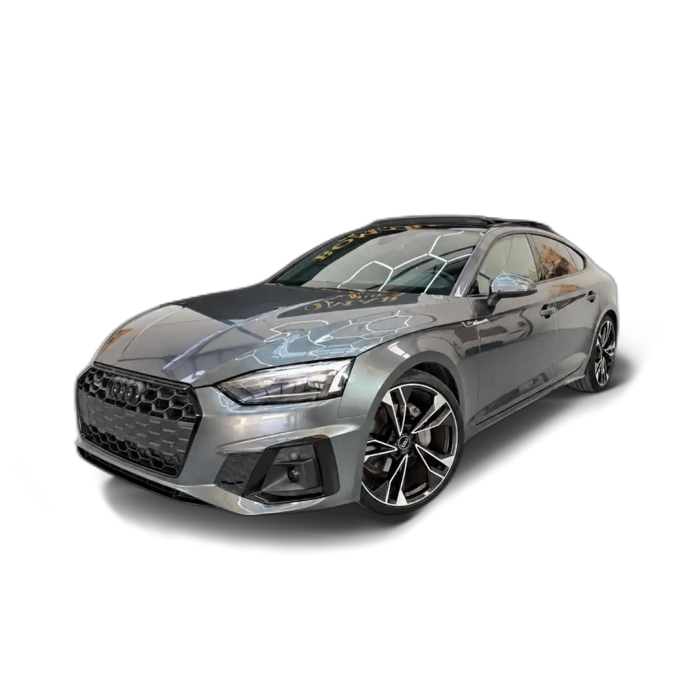 Renting Audi A5 Sportback 40 TDI Black line quattro S tronic Gris