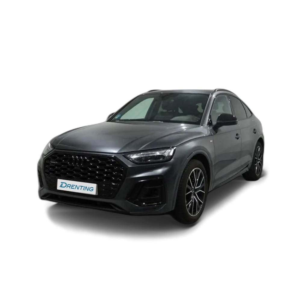 Renting Audi Q5 Sportback 40 TDI quattro-ultra Black line S tronic Gris 1