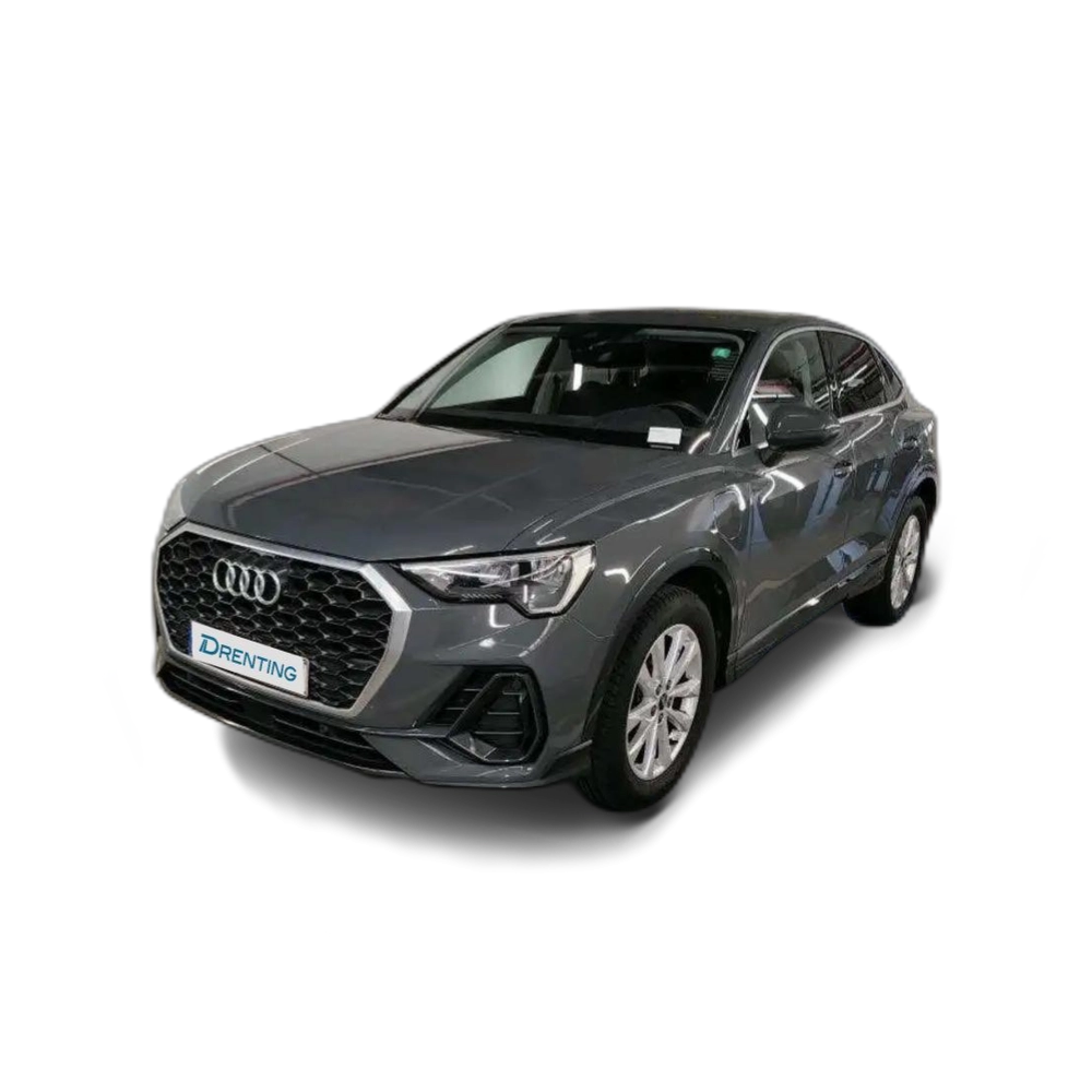 Renting Audi Q3 Sportback 45 TFSIe Black line S-tronic Gris 1