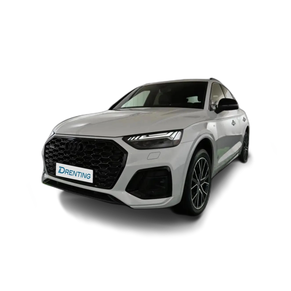 Renting Audi Q5 Sportback 55 TFSIe Black line quattro-ultra S tron Blanco