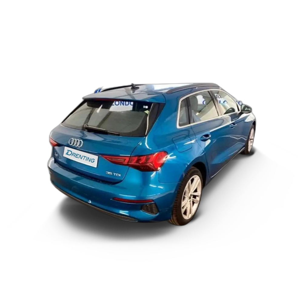 Renting Audi A3 Sportback Advanced 35 TDI 110kW (150CV) Azul