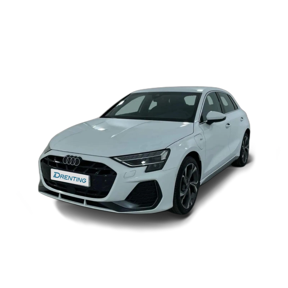 Renting Audi A3 Sportback TFSI e S line S tronic 150kW Blanco 1