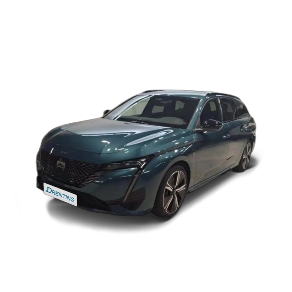 Renting Peugeot 308 SW  Hybrid PHEV 180 e-EAT8 GT Verde