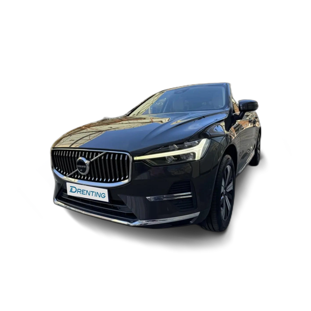 Renting Volvo XC60 T6 Recharge Black Edition Plus Gris