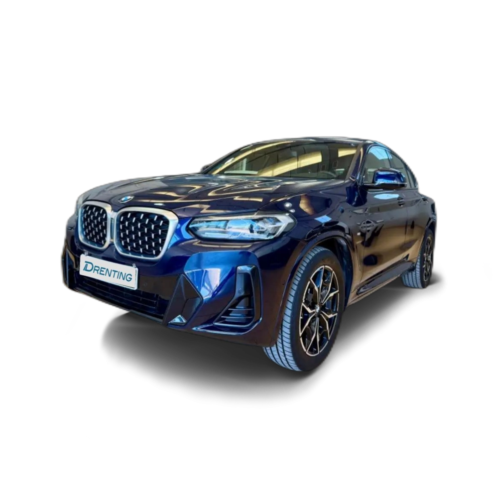 Renting BMW X4 xDrive 20dA xLine M Sport Azul 2