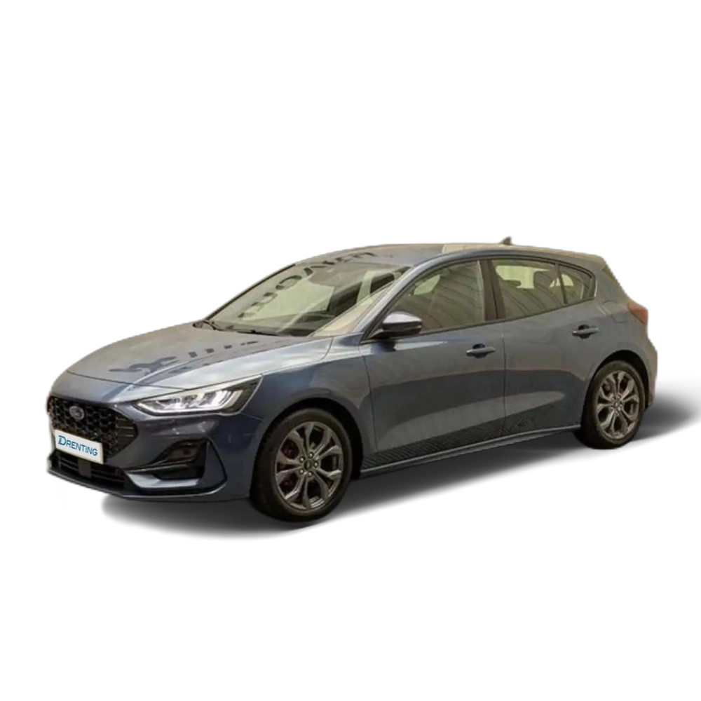 Renting Ford Focus 1.0 Ecoboost MHEV 92kW ST-Line Azul