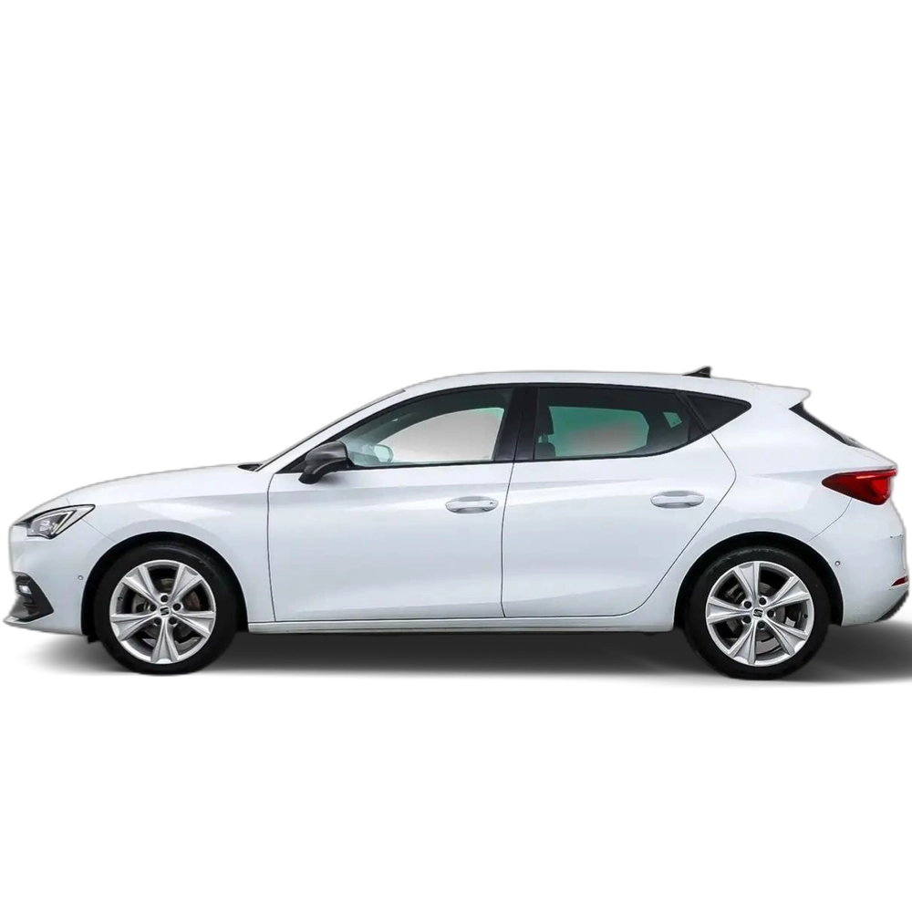 Renting SEAT Leon 1.0 eTSI S&amp;S FR 25º Aniversario DSG-7 110 Blanco 1