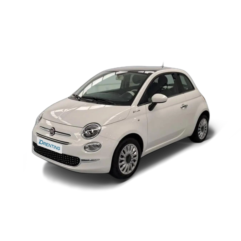 Renting Fiat 500 1.0 Hybrid 51KW (70 CV) Dolcevita Negro 1