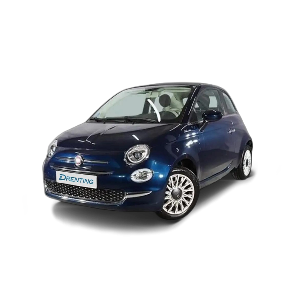 Renting Fiat 500 1.0 Hybrid 70CV Dolcevita Azul
