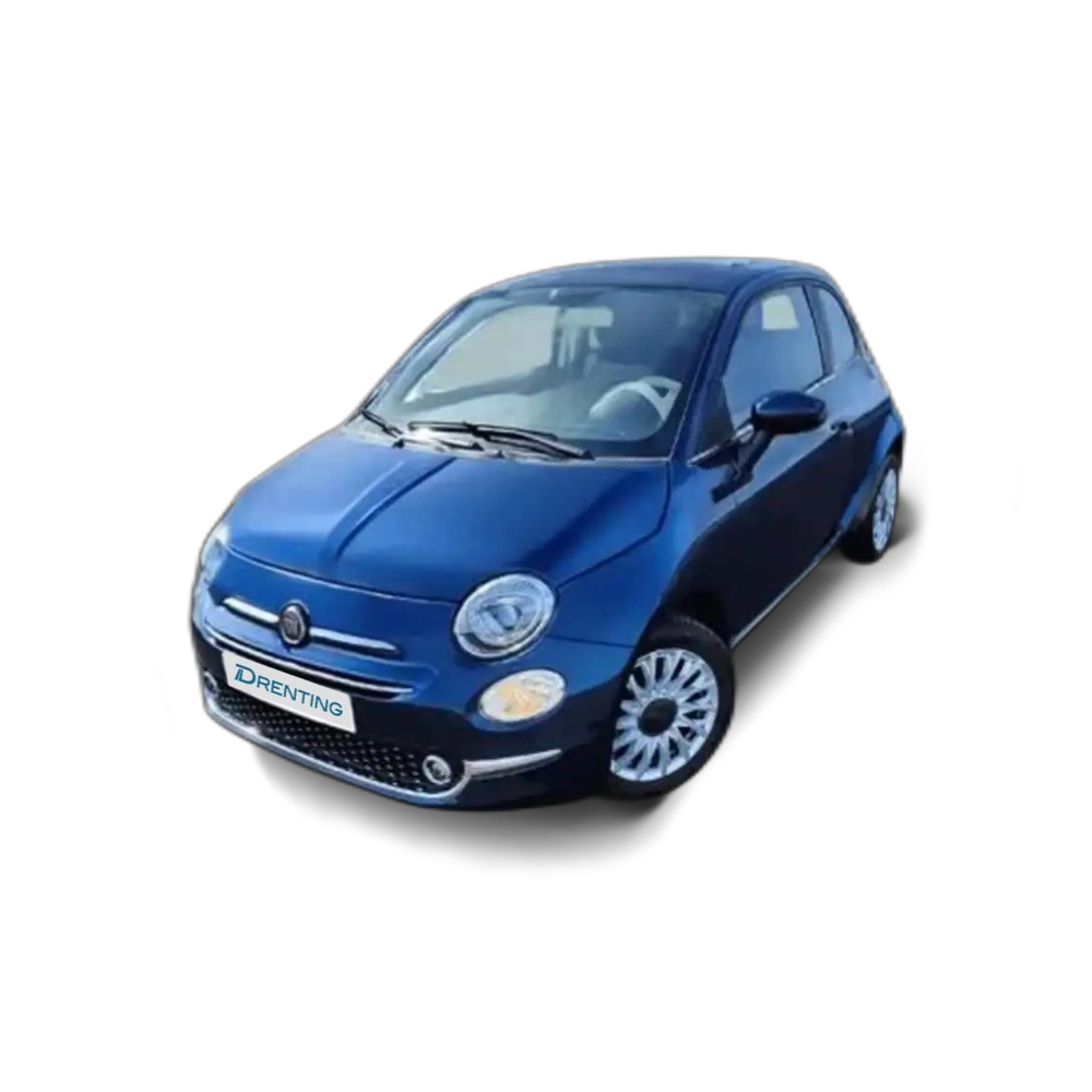 Renting Fiat 500 1.0 Hybrid 70CV Dolcevita Azul 2 5