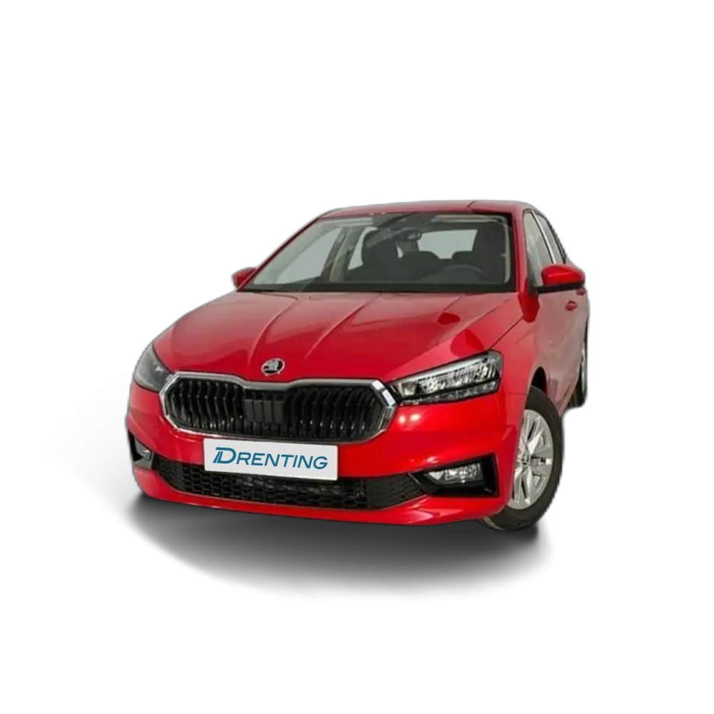 Renting Skoda Fabia 1.0 TSI Ambition DSG 81kW Rojo 1