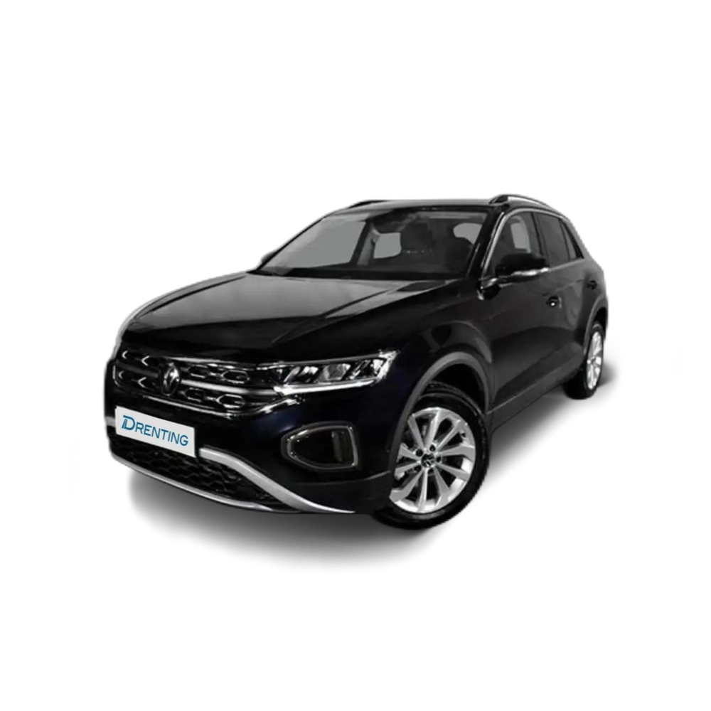 Renting Volkswagen T-Roc 1.0 TSI Life 81kW Negro
