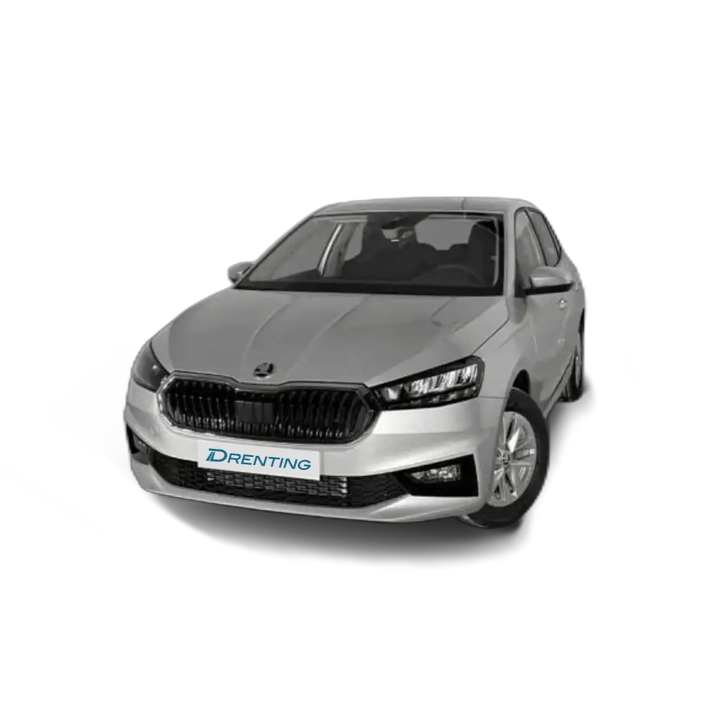Renting Skoda Fabia 1.0 TSI Selection DSG 85kW Plateado 1
