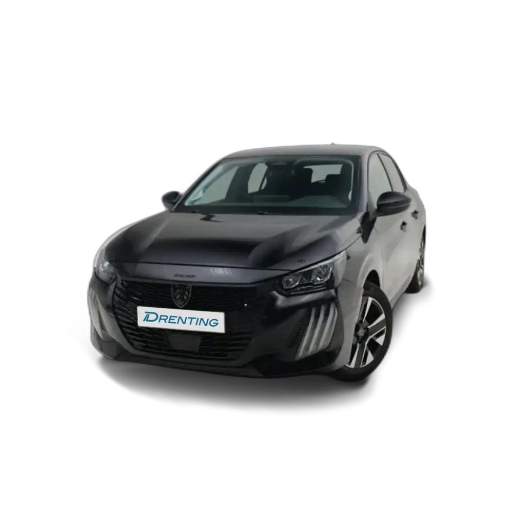 Renting Peugeot 208 1.2 Hybrid 110CV Allure eDCS6 Negro