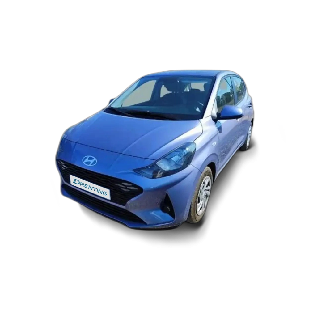 Renting Hyundai i10 1.2 MPI 79CV Sense Azul