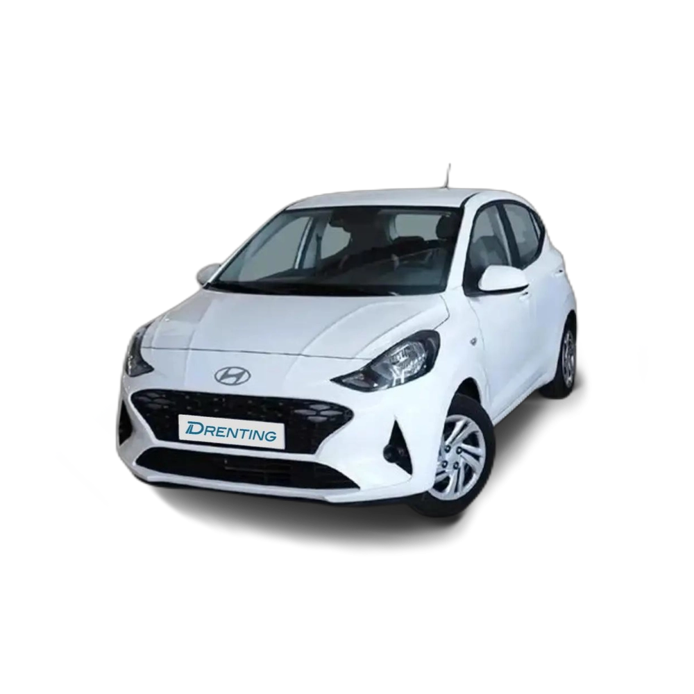 Renting Hyundai i10 1.2 MPI 79CV Sense Blanco