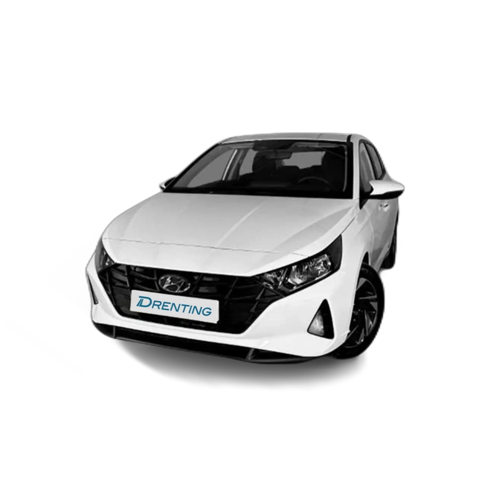 Renting Hyundai i20 1.2 MPI 85CV Klass Blanco