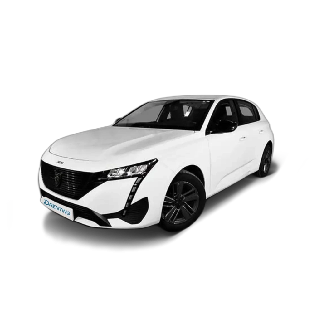 Renting Peugeot 308 1.2 PureTech S&amp;S Active Pack 130 Blanco