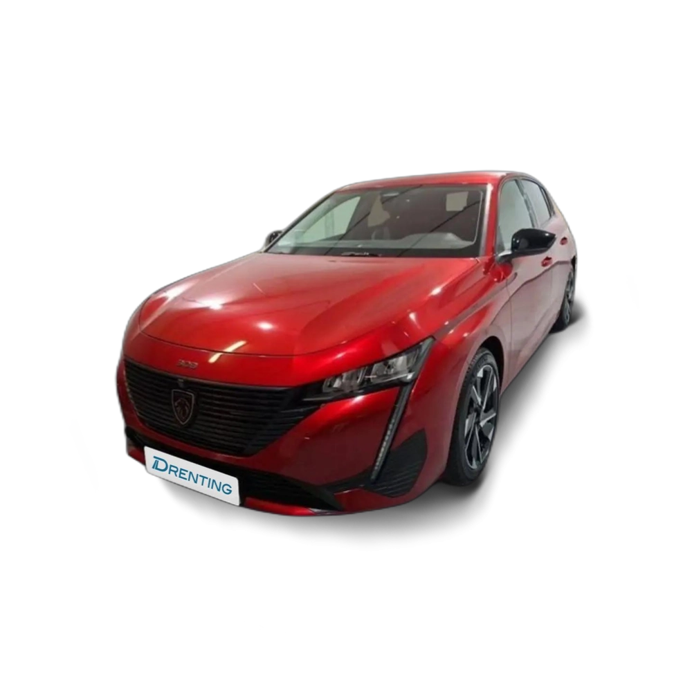 Renting Peugeot 308 1.2 PureTech S&amp;S Allure 130 Rojo 3