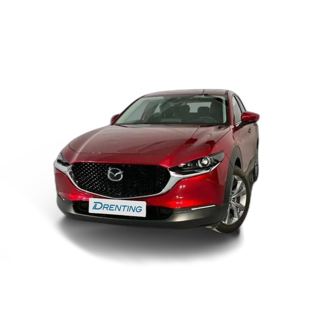 Renting Mazda CX-30 2.0 e-Skyactiv 122CV MHEV Zenith + Pack Bose Rojo