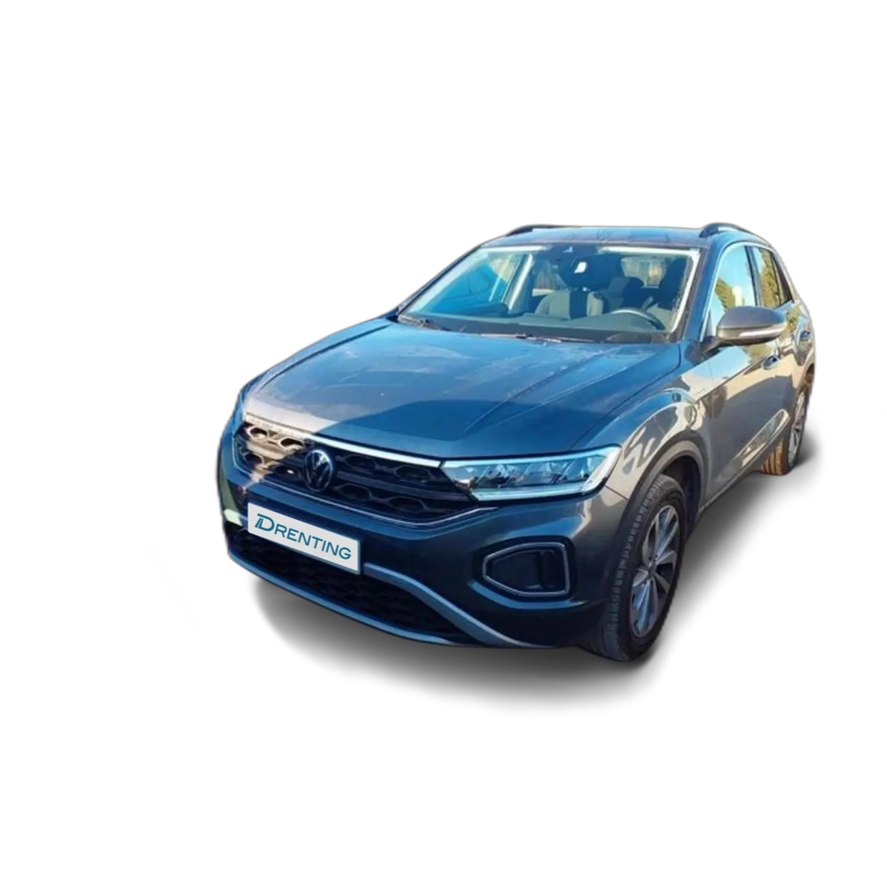 Renting Volkswagen T-Roc 2.0TDI Más DSG7 110KW Gris