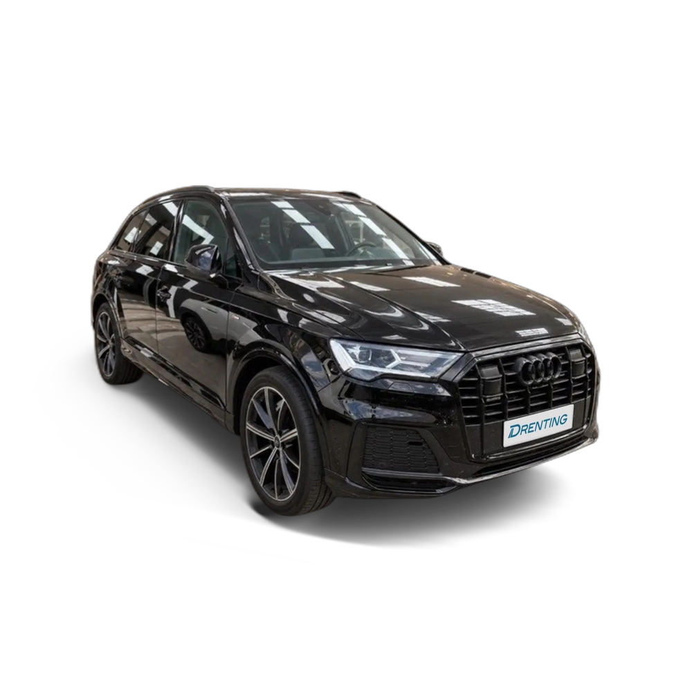 Renting Audi Q7 50 TDI Black line plus quattro Negro