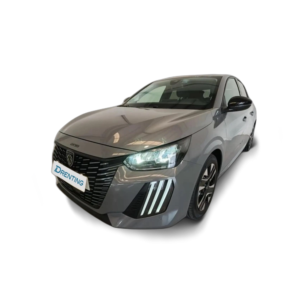 Renting Peugeot 208 Allure Gasolina 100 Gris