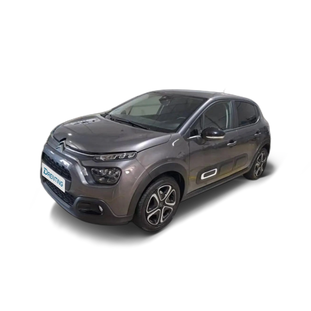 Renting Citroen C3 BlueHDi 75KW (100CV) Plus Gris