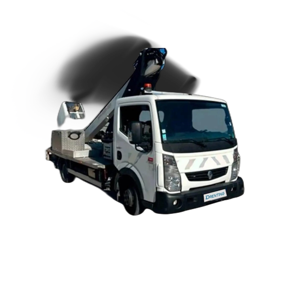 Nissan Cabstar CAMIÓN GRÚA TELESCÓPICA CON CESTA ELEVA Blanco