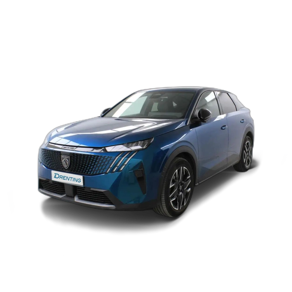 Renting Peugeot 3008 Hybrid 1.2 100KW Allure eDCS6 Azul 1