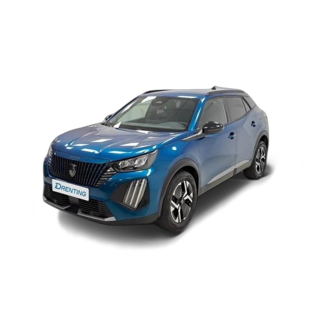 Renting Peugeot 2008 Hybrid Allure eDCS6 145 Azul 2