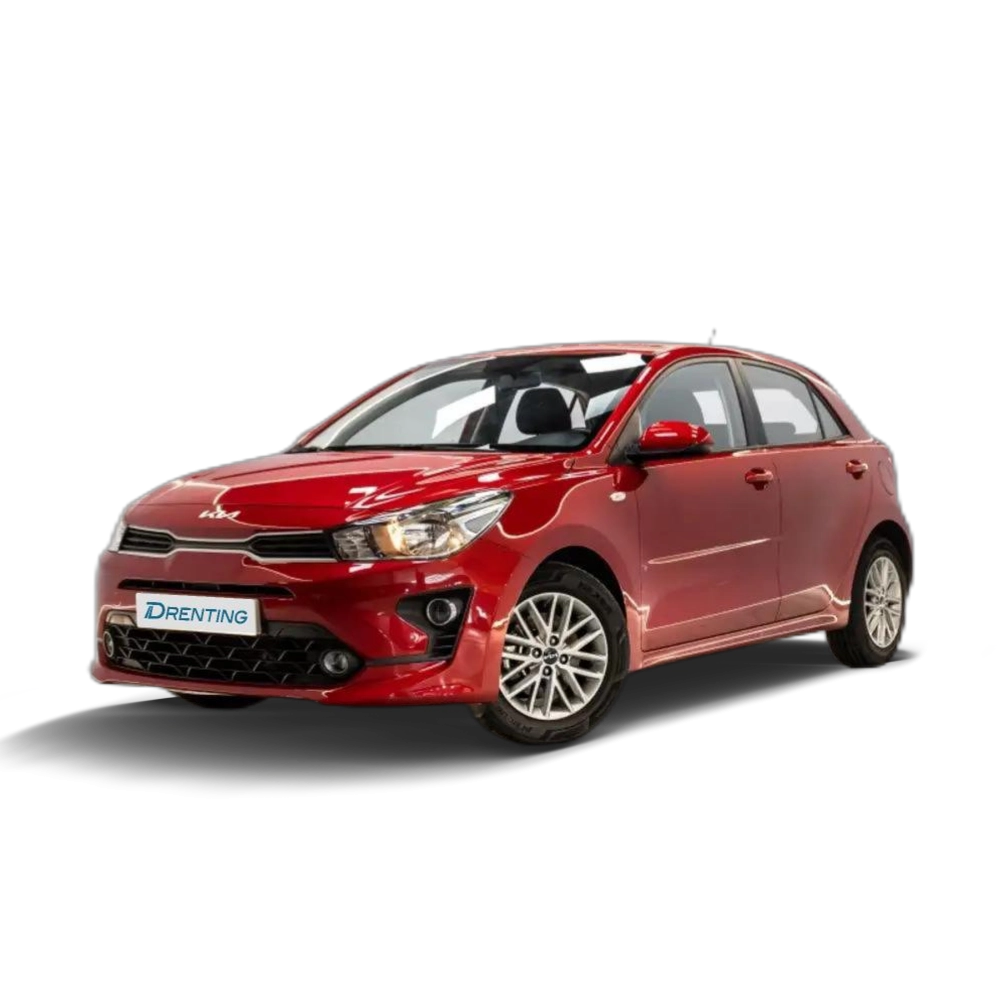 Kia Rio Pequeño Manual de 5 Puertas Rojo